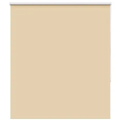 vidaXL Roleta Blackout bež 140x130 cm Širina tkanine 136,6 cm