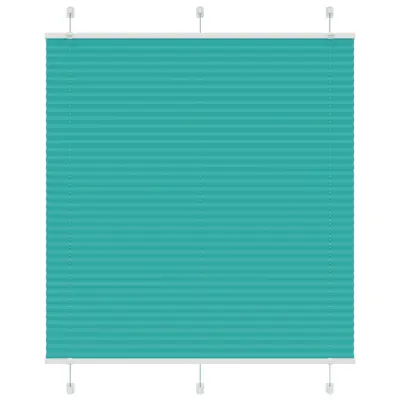 vidaXL Plisirana žaluzija Petrol Green 120x150 cm Širina tkanine