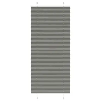 vidaXL Plisirana žaluzija Antracit 100x200 cm Širina tkanine 99,4 cm