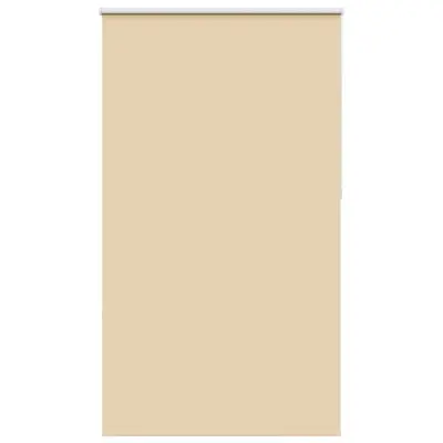 vidaXL Roleta Blackout bež 130x210 cm Širina tkanine 126,6 cm