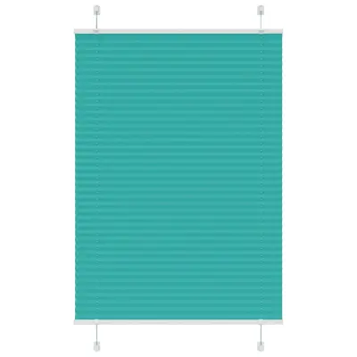 vidaXL Plisirana žaluzija Petrol Green 95x150 cm Širina tkanine