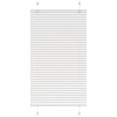 vidaXL Plisirana žaluzija Bela 80x150 cm Širina tkanine 79,4 cm