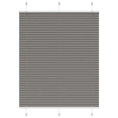 vidaXL Plisirana žaluzija Antracit 105x150 cm Širina tkanine 104,4 cm