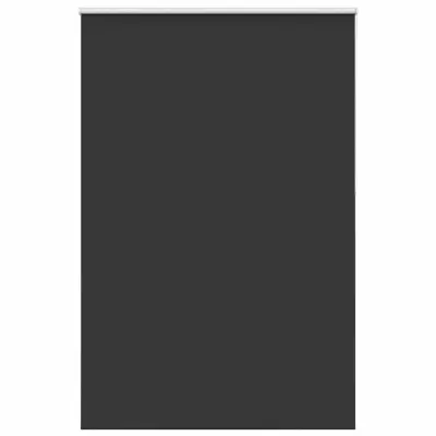 vidaXL Roleta Blackout Black 160x230 cm Širina tkanine 156,6 cm