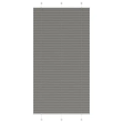 vidaXL Plisirana žaluzija Antracit 105x200 cm Širina tkanine 104,4 cm