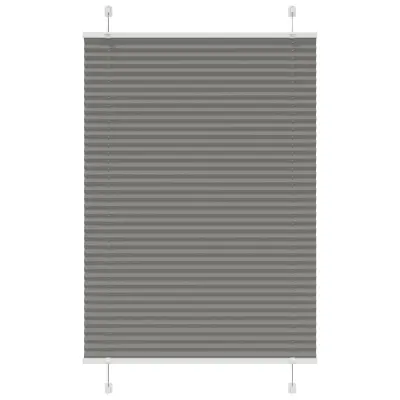 vidaXL Plisirane žaluzije Antracit 100x150 cm Širina tkanine 99,4 cm