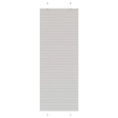 vidaXL Plisirana žaluzija svetlo siva 70x200 cm Širina tkanine 69,4 cm