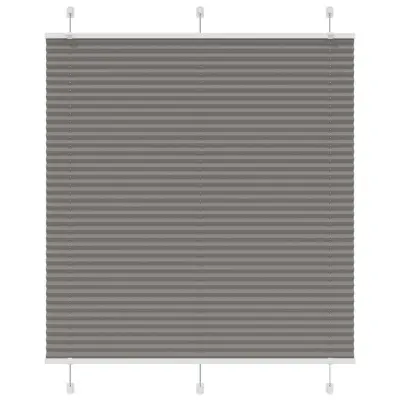 vidaXL Plisirana žaluzija Antracit 120x150 cm Širina tkanine 119,4 cm