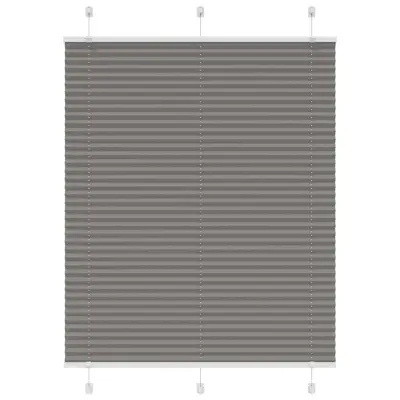 vidaXL Plisirana žaluzija Antracit 105x100 cm Širina tkanine 104,4 cm