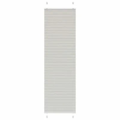 vidaXL Plisirana žaluzija svetlo siva 60x200 cm Širina tkanine 59,4 cm