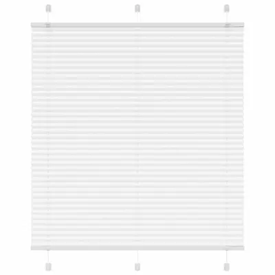 vidaXL Plisirana žaluzija Bela 115x150 cm Širina tkanine 114,4 cm