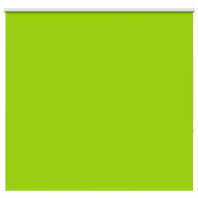 vidaXL Roleta Blackout listi zeleni 145x150 cm Širina tkanine 141,6 cm