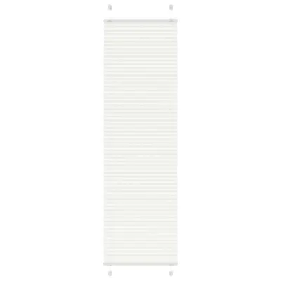vidaXL Plisirana žaluzija Bela 60x200 cm Širina tkanine 59,4 cm