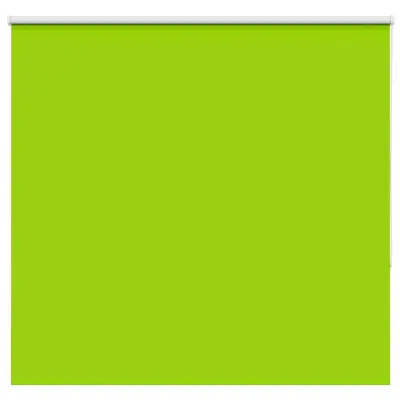 vidaXL Roleta Blackout listi zeleni 150x150 cm Širina tkanine 146,6 cm