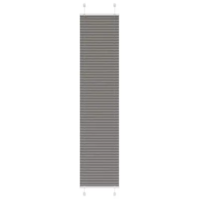 vidaXL Plisirana žaluzija Antracit 45x200 cm Širina tkanine 44,4 cm