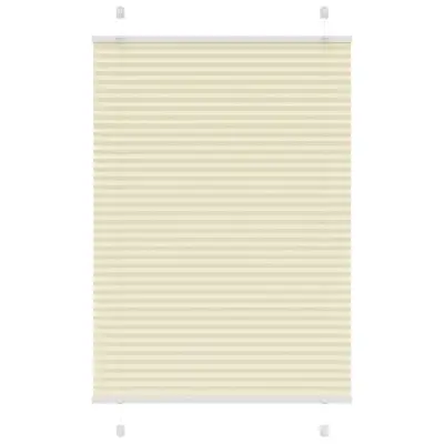 vidaXL Plisirana žaluzija Cream 95x150 cm Širina tkanine 94,4 cm