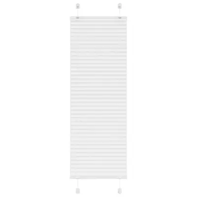 vidaXL Plisirana žaluzija Bela 50x150 cm Širina tkanine 49,4 cm