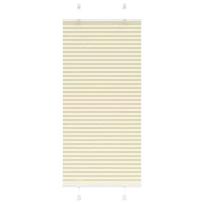 vidaXL Plisirana žaluzija Cream 60x150 cm Širina tkanine 59,4 cm