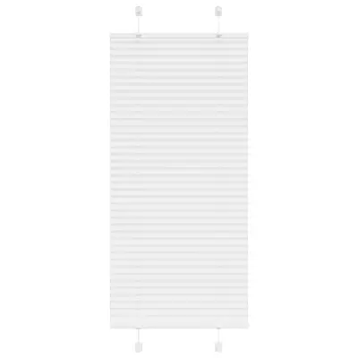 vidaXL Plisirana žaluzija Bela 55x150 cm Širina tkanine 54,4 cm