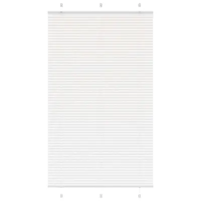 vidaXL Plisirana žaluzija Bela 120x200 cm Širina tkanine 119,4 cm
