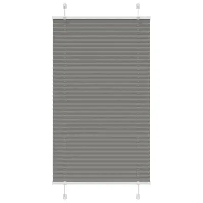 vidaXL Plisirana žaluzija Antracit 75x150 cm Širina tkanine 74,4 cm
