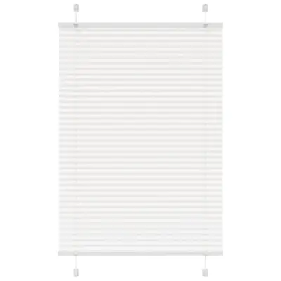 vidaXL Plisirana žaluzija Bela 85x150 cm Širina tkanine 84,4 cm
