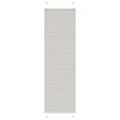 vidaXL Plisirana žaluzija svetlo siva 55x200 cm Širina tkanine 54,4 cm