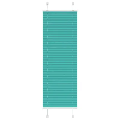 vidaXL Plisirana žaluzija Petrol Green 40x100 cm Širina tkanine