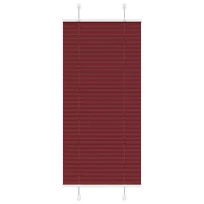 vidaXL Plisirana žaluzija Bordeaux Red 60x150 cm Širina tkanine 59,4cm