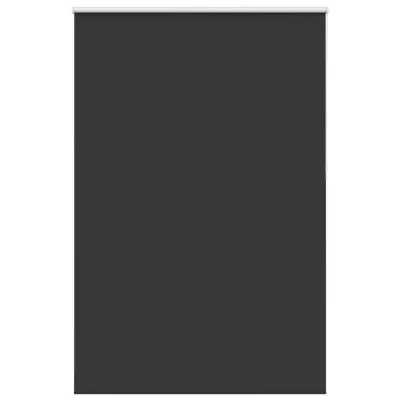 vidaXL Roleta Blackout Black 165x230 cm Širina tkanine 161,6 cm