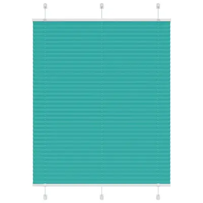 vidaXL Plisirana žaluzija Petrol Green 105x150 cm Širina tkanine