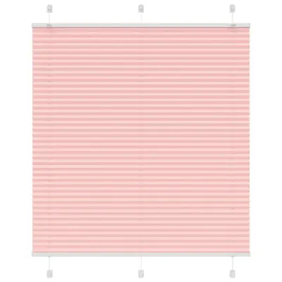 vidaXL Plisirana žaluzija Roza 120x150 cm Širina tkanine 119,4 cm