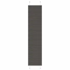 vidaXL Plisirana žaluzija črna 40x200 cm Širina tkanine 39,4 cm