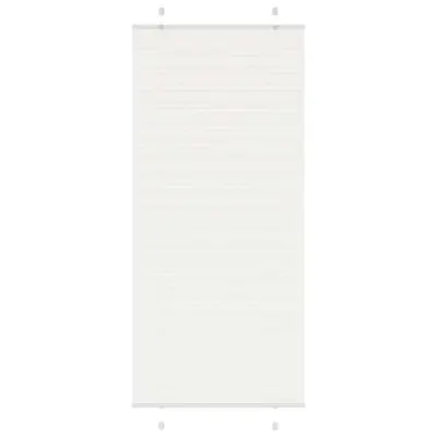 vidaXL Plisirana žaluzija Bela 90x200 cm Širina tkanine 89,4 cm