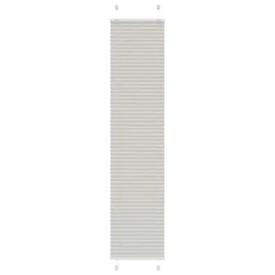 vidaXL Plisirana žaluzija svetlo siva 45x200 cm Širina tkanine 44,4 cm