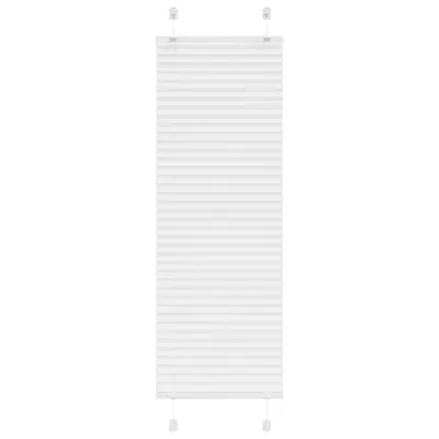 vidaXL Plisirana žaluzija Bela 50x100 cm Širina tkanine 49,4 cm