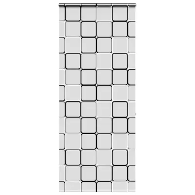 vidaXL Rolo zavesa za prho s kaseto 100x240 cm širina tkanine 96 cm