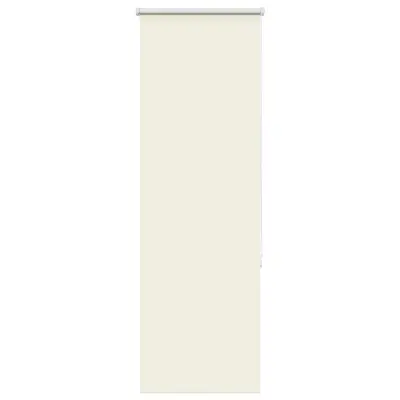 vidaXL Rolo zatemnjena umazano bele 55x130 cm tkanina širina 50,7 cm