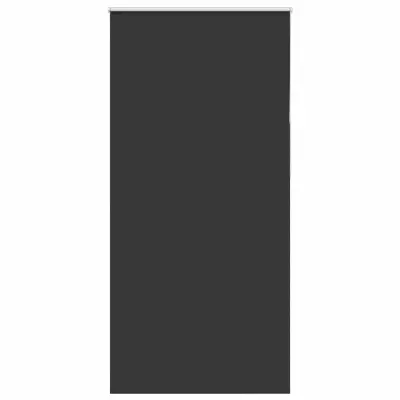 vidaXL Rolo zatemnjena črna 95x230 cm tkanina širina 90,7 cm poliester