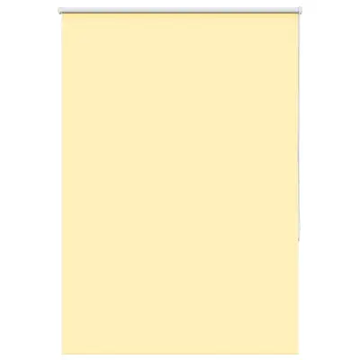 vidaXL Rolo zatemnjena rumena 95x150cm tkanina širina 90,7cm poliester
