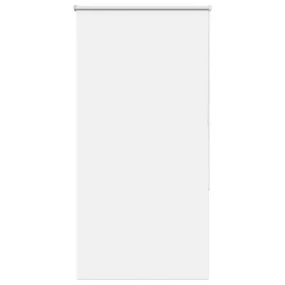 vidaXL Rolo zatemnjena bela 80x130cm tkanina širina 75,7cm poliester