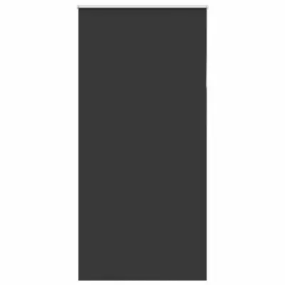 vidaXL Rolo zatemnjena črna 110x230cm tkanina širina 105,7cm poliester