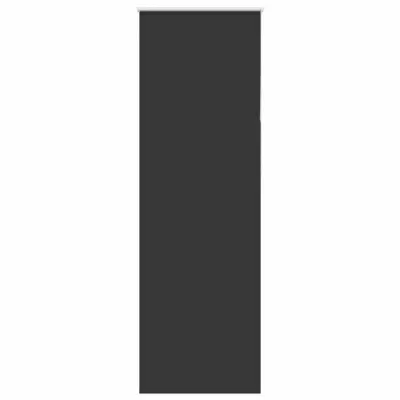 vidaXL Rolo zatemnjena črna 75x230 cm tkanina širina 70,7 cm poliester