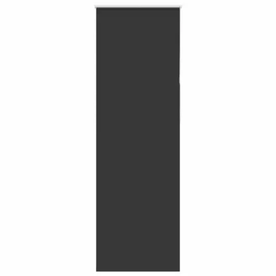 vidaXL Rolo zatemnjena črna 80x210 cm tkanina širina 75,7 cm poliester