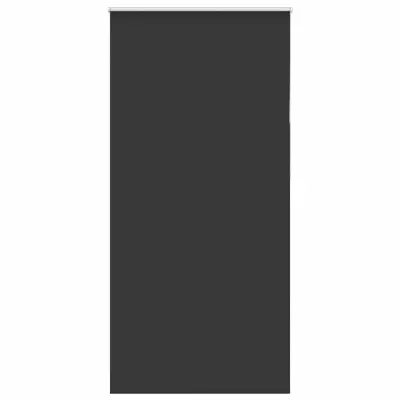 vidaXL Rolo zatemnjena črna 110x210cm tkanina širina 105,7cm poliester