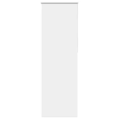 vidaXL Rolo zatemnjena bela 80x210cm tkanina širina 75,7cm poliester