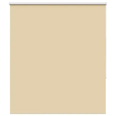 vidaXL Rolo zatemnjena bež 125x130cm tkanina širina 121,6cm poliester