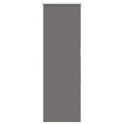 vidaXL Rolo zatemnjena siv 50x130 cm tkanina širina 45,7 cm poliester