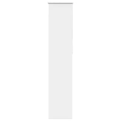 vidaXL Rolo zatemnjena bela 40x210cm Širina tkanine 35,7cm poliester