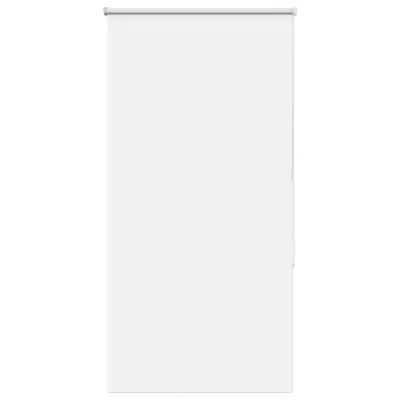 vidaXL Rolo zatemnjena bela 65x130cm tkanina širina 60,7cm poliester
